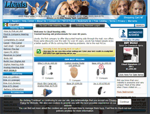 Tablet Screenshot of lloydhearingaid.com